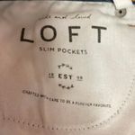 Ann Taylor LOFT High Rise Stretch Distressed Skinny Jeggings Denim Jeans Size 28 Photo 5