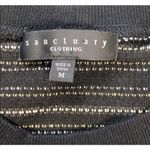 Anthropologie Sanctuary Metallic Gold & Silver Sequin Tweed Dress Size Medium Photo 4