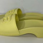 Balenciaga Pool BB Rubber Logo BB Wedge Slide Sandal Clog Photo 5