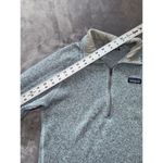 Patagonia Women's Better Sweater Blue Heather 1/4 Zip Up Size M Photo 6