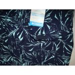 Columbia Womens New NWT M PFG Shorts Light Dark Blue Nice Casual Zip UPF Palm Photo 3