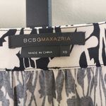 BCBG MaxAzria Black White Floral Jersey Dress XS Photo 2