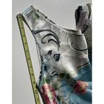 Oscar de la Renta OSCAR De La Women’s Wrap Blouse Brown Sz M Renta Floral Travel Y2K Photo 4