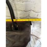 Dooney & Bourke  dark brown leather tote purse Photo 7