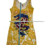 Ed Hardy Vintage Y2K Yellow Christian Audigier Cami Mini Dress | Tattoo Art Photo 3