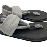 Sanuk  yoga sling 2 prints sandals women’s size 10 gray/black Photo 0