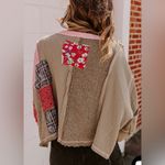 POL AUTUMN BRUNCH WAFFLE KNIT HENLEY TOP NWOT Large Photo 1