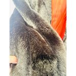 Jordache Black Faux Fur Vintage 1980s Made in USA Faux Fur Jacket sz Medium Photo 8