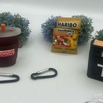 3 Case Airpod (1st and 2nd Gen) Dunkin Donuts,Haribo Goldbears,The Holy Bilble Brown Photo 0