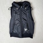 Pittsburgh Penguins NHL Vest GIII Carl Banks Womens Large Puffer Sporty Black Photo 2