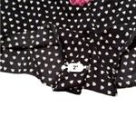Lele Sadoughi x Roller Rabbit Black, White & Pink Heart Print Pajama Set Sz L Photo 10
