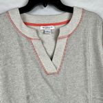 Liz Claiborne  Weekend Stripe V-neck Sweatshirt Small Photo 1