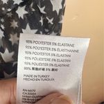 Free People Marne Women's Black Star Print Sheer Mesh Tie Front Boho Coquette Photo 7