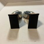 Schutz  Heel Lizah Crystal Vinyl Sandal Mule Slip On in Black Sz 8.5 NWOB *flaws* Photo 9