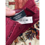 Victoria's Secret New with Tag Victoria Secret Red Lace Sheer Feminine Corset Bra Size 36D Photo 2