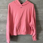 Nike  Centre‎ Swoosh Hoodie Pink Pullover Womens M Photo 0