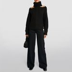 Paige Lorilee Cold Shoulder Turtleneck Wool Blend Sweater, Size L New w/Tag Photo 11