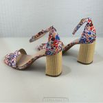 Kelly & Katie  Caital Multicolor Floral Block Raffia Heel Sandals Women 10 EUR 42 Photo 10