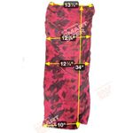 Almost Famous Women Large Ruched Red Midi Skirt Aesthetic Ruffles Lightweight Photo 6