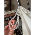 retrofete Abilene Beaded Off The Shoudler Maxi Dress White Womens Size Small Photo 7