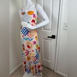 Paper Heart  Womens Summer Maxi Dress Size Medium Sun Stars Floral Sexy Back. B19 Photo 1