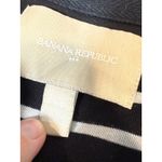 Banana Republic  Striped Shawl Collar Pullover Sweatshirt Women Medium Academia Photo 2