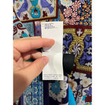 Versace Women’s  Art To Wear Floral Geometric Patchwork Silk Button Down Photo 9