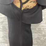 EXPRESS Black One Shoulder Ruffle Mini Dress Photo 2