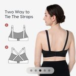 Momcozy NEW Mom cozy hands free pumping bra size Large Photo 4