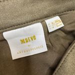 Maeve Anthropologie  Olive Green Jenny Seamed Faux Suede Mini Skirt size 4 $90 Photo 6