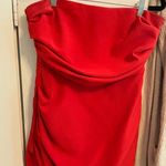 Strapless Dress Red Size M Photo 3