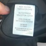 Theory  Floral Eyelet Short Sleeve Back Button Blouse Branna Black Size Small Photo 7