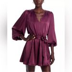 Ramy Brook New!  Montana‎ Belted Mini Dress in Pinot Noir Sz XS $425 Photo 1