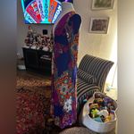 Pink Rock Boho Floral Long Sleeve Maxi Dress Size S Blue Photo 2