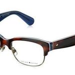 Kate Spade New!  Optical Prescription Eyeglasses Shantal 0QTR Havana Blue Photo 0