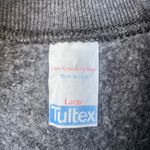 Tultex Vintage 90s Floral Grey Crewneck Sweater Photo 4