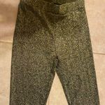 SheIn Womens black and gold SEMI SHEER glitter leggings Photo 2