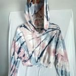 Aeropostale  | Pastel Tie Dye Cropped Hoodie Sweatshirt Sz S Photo 4