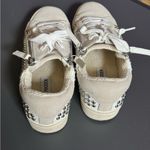 Steve Madden Cream Studded Low-Top Sneakers with Suede Finish Photo 3