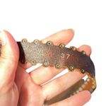 Fabio Corti Vintage Brown Leather Made In Italy Belt‎ XL 37 Photo 5