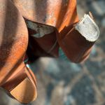 Para Raio Western Barn Hard To Find Brown,Teal Snake Skin Cowboy Boots, Size 7 Brown Photo 8