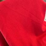 Haute Monde ‎ Red Stretch Ribbed Jersey Knit Side Slit Bodycon Scoop Maxi Dress S Photo 10