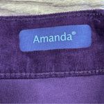 Gloria Vanderbilt Amanda Corduroys Slimming Panel Huckleberry NWT - Size 14 Photo 6