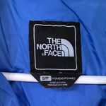 The North Face  Women's Quilted Puffer Jacket - Pale Yellow with Blue Trim Photo 3