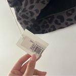 Varley NWT  Basset Sports Bra: Iron Grey Cheetah Print Size S Photo 6