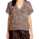 Lafayette 148  short sleeve boxy V NECK sweater Photo 0