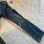 RE/DONE Women's 90s High Rise Loose Fit Straight Leg Jeans 26 Destroyed Mar Photo 6