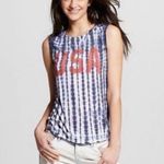 LOL Vintage Womens  USA Tie Dye Sleeveless Top - XS Photo 0