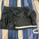 Inphorm Chic Black Pleated Mini Skort Size M Photo 6