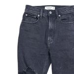 Abercrombie & Fitch Women's Ankle Straight Ultra High Rise Jeans Black 25/0S Photo 1